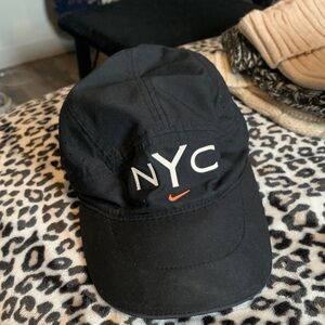 Nike Black NYC Cap with Orange Swoosh